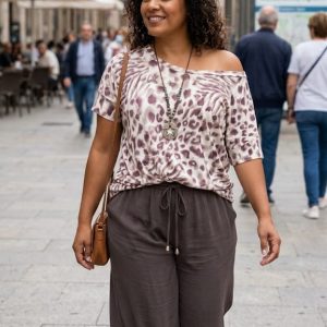 PANTALÓN FLUIDO CHOCOLATE INDRA