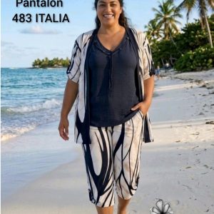 PANTALÓN CAPRI ITALIA CON ALMA