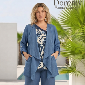 CHAQUETA PRAGA AZUL CON ALMA