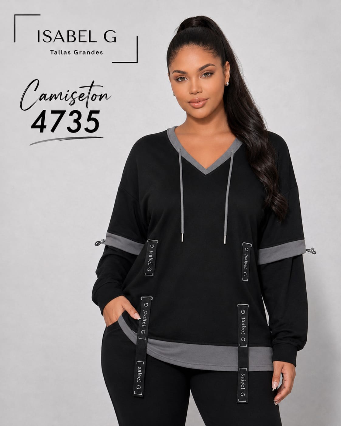 CAMISETÓN ZIRCONITA ISABEL G
