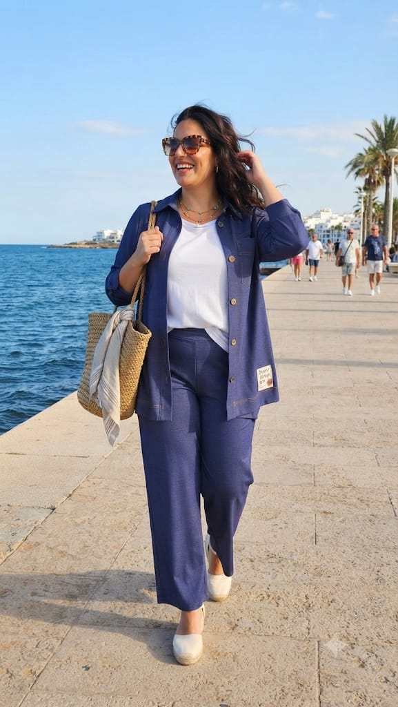 SOBRE CAMISA EFECTO DENIM INDRA