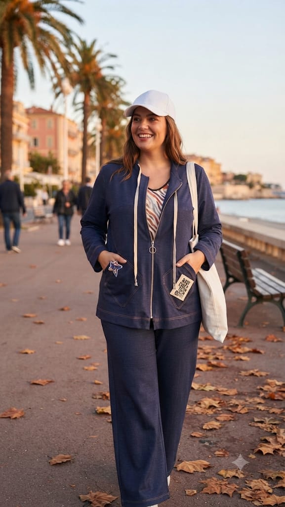 CHAQUETA EFECTO DENIM INDRA