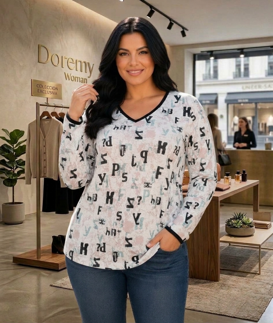 CAMISETA LETRAS VELIKA